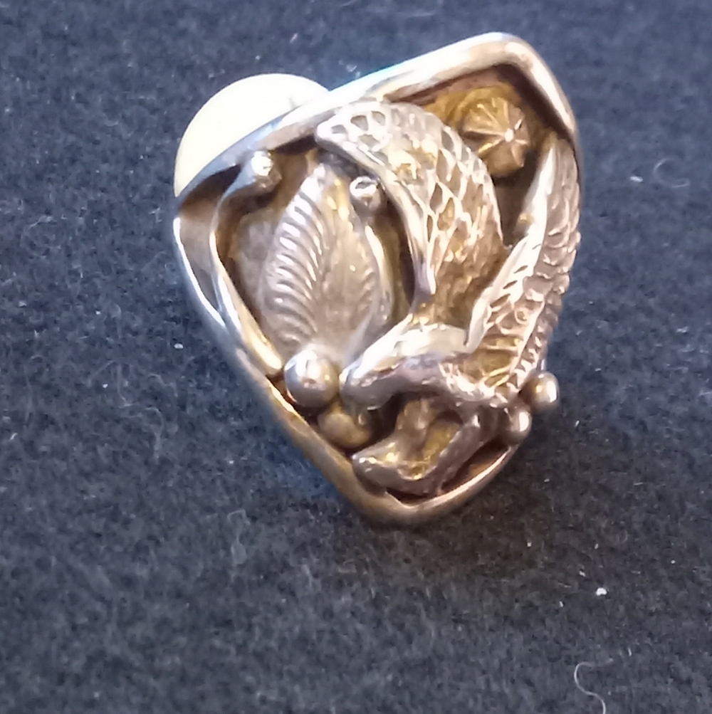 Mens NAVAJO sterling Silver Eagle Ring Size 12 - Picture 4 of 6